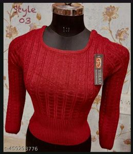 Woolen Ladies Blouse