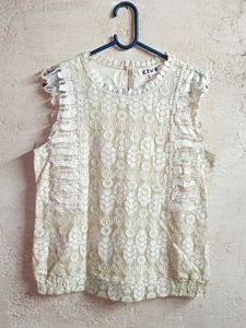Trendy Lace Top Layered Sleeveless