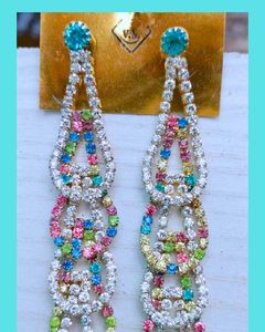 Colorful Long Earrings | Stylish