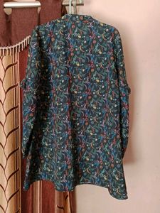 Floral Print Long Sleeve Blouse