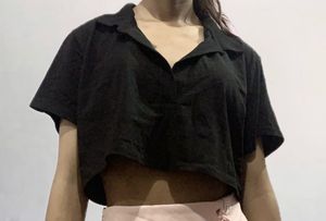 Black Crop Top