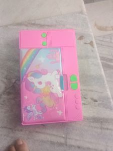 Pink Jumbo Pencil Box