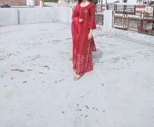 Straight Kurta With Plazo