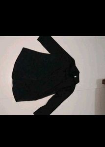 Navy Blue Embroidered Kurti