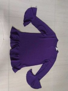 AND Top with Inner - Two Piece (Wine Colour)