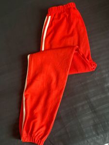 Red Striped Joggers