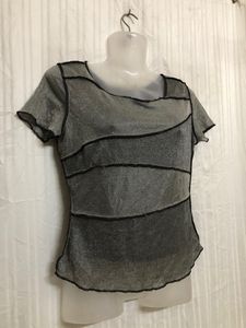 Tenzyal Grey Short Sleeve Top