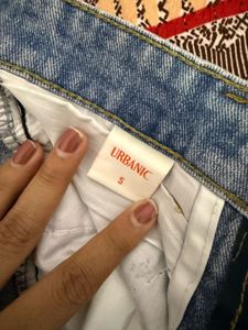 Blue High Waist Boyfriend Fit Jeans