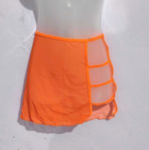 Orange Mini Skirt