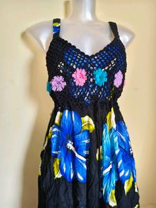 BOGO🎁Buy One Get 1 Free🎁Floral Crochet Sundress