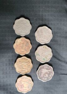 10 Paise -Vintage Indian Coins ( Set Of 7)