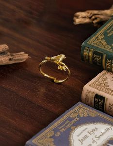 18kt Gold plated Bird Ring