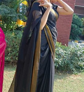 Elegant Black Saree