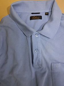 Celio Blue Polo T-Shirt