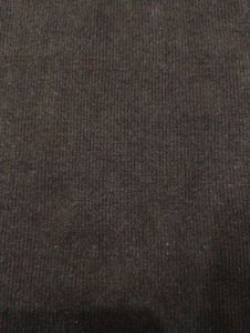 Off-Shoulder Black Top With Thumb Hole