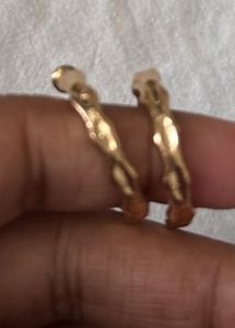 Gold Hoop Earring Set