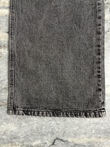 Grey Wash Wide Leg Jeans