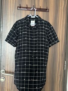 Black Half Sleeve Shirt On Sale