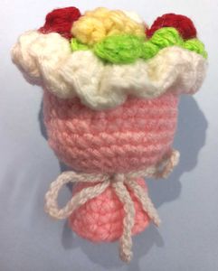Cute Handmade Crochet Mini Flower Bouquet