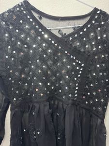 Mirror Work Black Chikankari Set 🖤