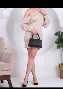 Set of 2 Dresses- Pink Mini &amp; Elegant 1 Shoulder