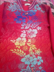 Floral Knit Cardigan