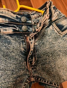 Blue Denim Shorts(Women)
