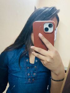 sale-Denim Kurti