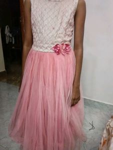 Pink Tulle Party Dress