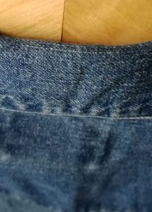 Embroidered Denim Button-Up Shirt