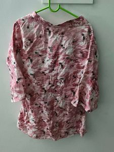 Stylish Pink Print Top