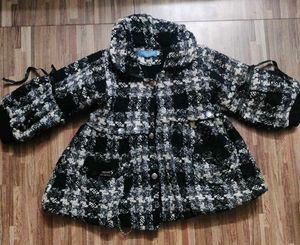Thick wool coat for young kids