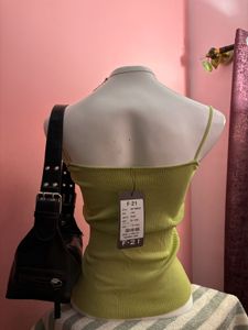 ⋆˚✿˖° y2k green cami ⋆˚✿˖°