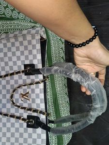 Checkered Handbag