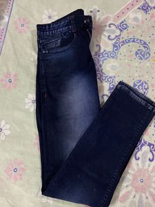 Dark Blue Denim Jeans