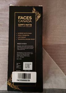 Faces Canada Comfy Matte Lipstick