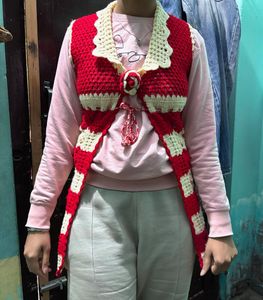 Crochet Knit Vest