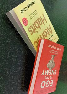 Atomic Habits+ Ego Id Is The Enemy Book