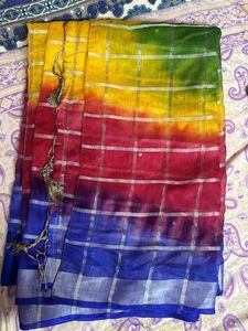 Pretty Multicolor Saree