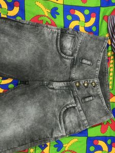 Grey Denim Jean's