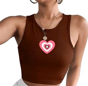Brown &#34;Sweetheart&#34; ribbed tank top ☕ 🤎