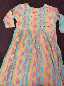 Colorful Patterned suit nayra cut
