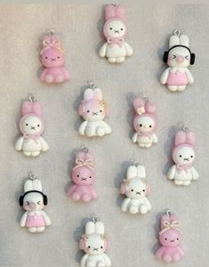 Handmade Clay Charms And Keychains🌼❤️