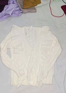 White Cardigan