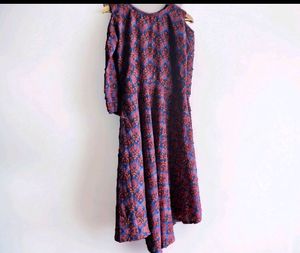 Cold Shoulder Partywear Dress