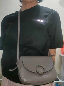 Chic Grey Crossbody Bag