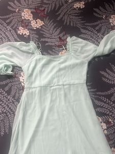 Pastel Green Dress