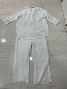 ☀️&#34;The Santorini Breeze&#34;🏝️Chic 4-in-1 Linen Set!