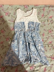Cute Blue & White Dress
