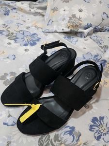 Black Ankle Strap Heels